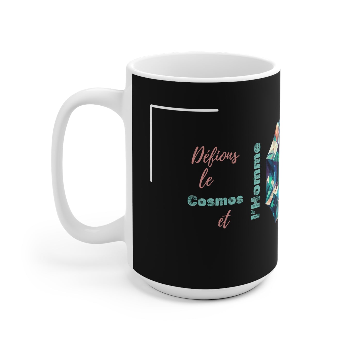 Mug Ceramique "Emeraude" - Noir - EGOKIN