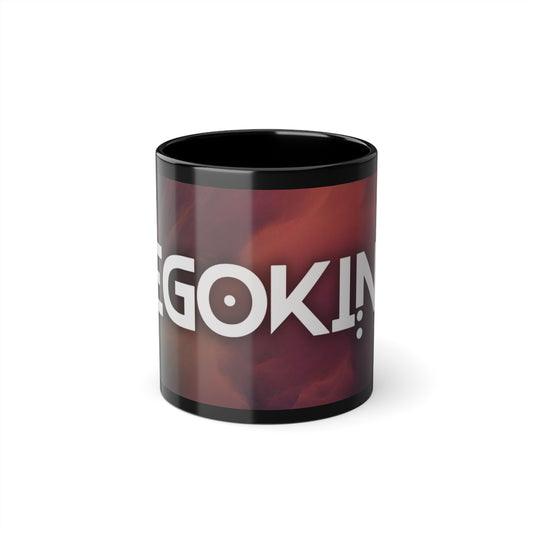 EgoKin 2 Black Coffee Cup, 11oz
