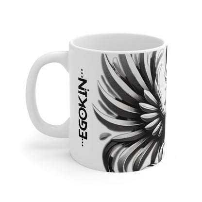 Mug - Phoenix - Black and White Design